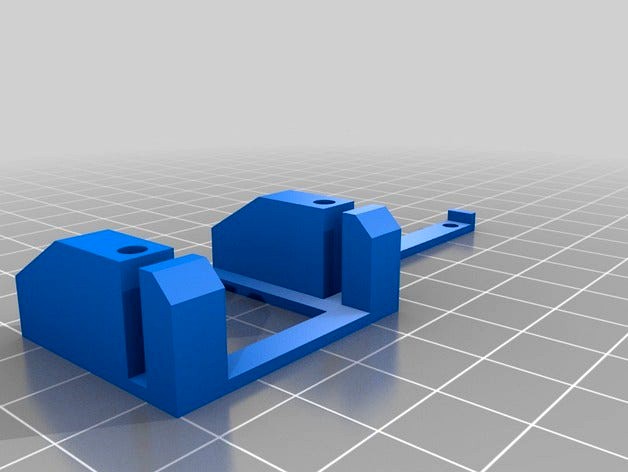 Turnigy 9018 Servo Mount by yanivmeyer
