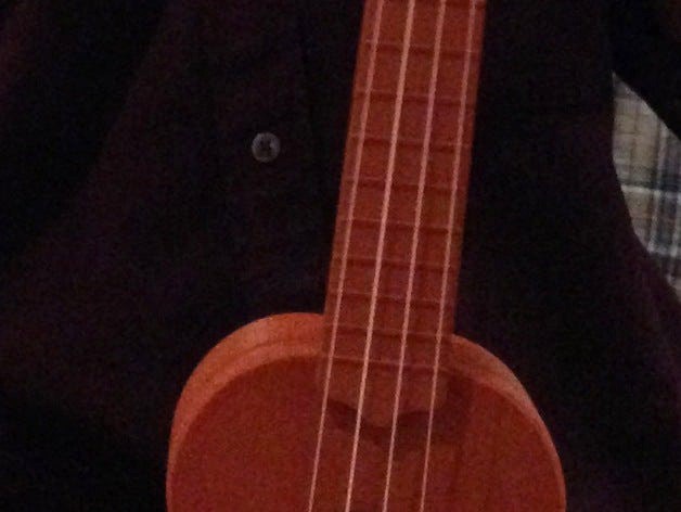 Ukulele soprano - printable on a RepRap by Sound