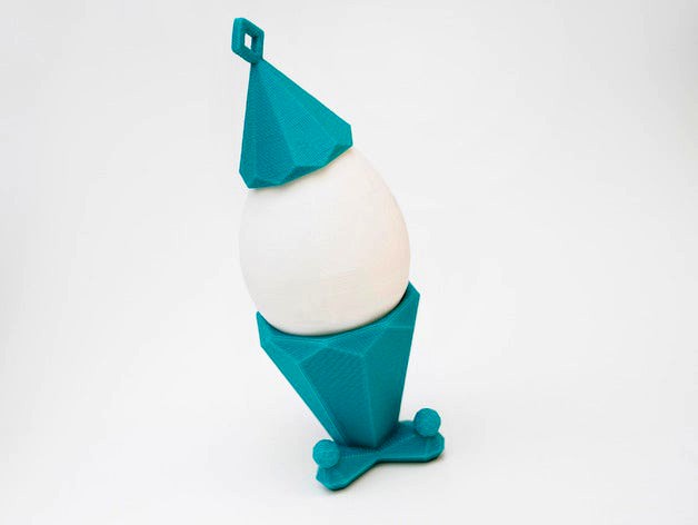 Make #8 - Egg Cup Elf by faberdasher