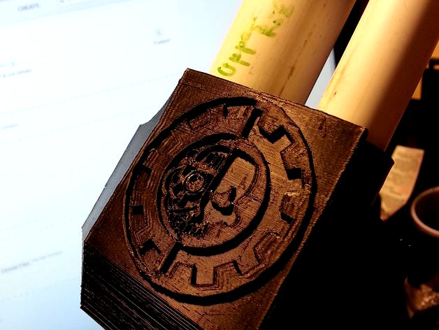 Warhammer 40K Scratch Built Titan Knee Armour by VooDooMoN