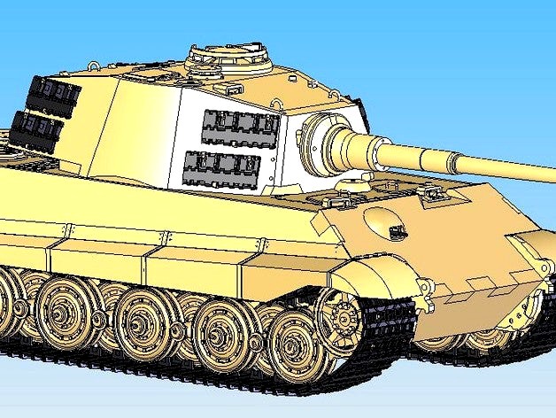 Sd.Kfz.182 King Tiger Tank - Henschel Turret by farscape1