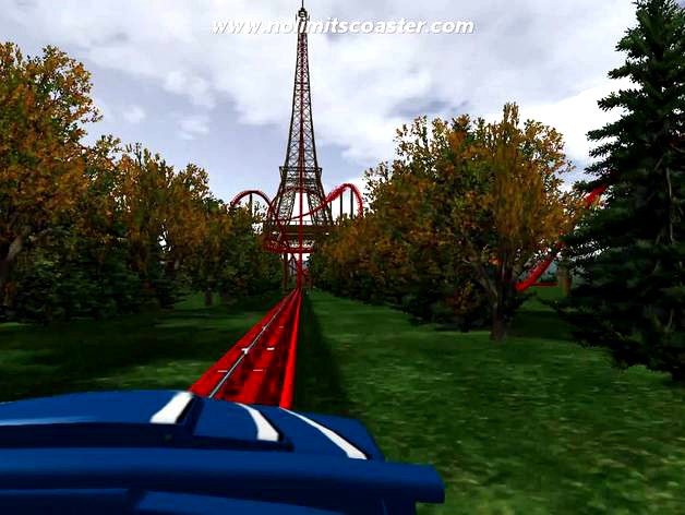 Eiffel Tower Extreme Roller Coaster by elisfkc