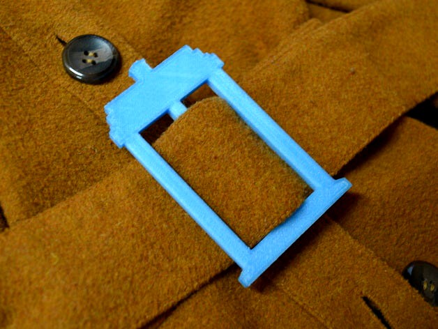 TARDIS belt buckle by iarn