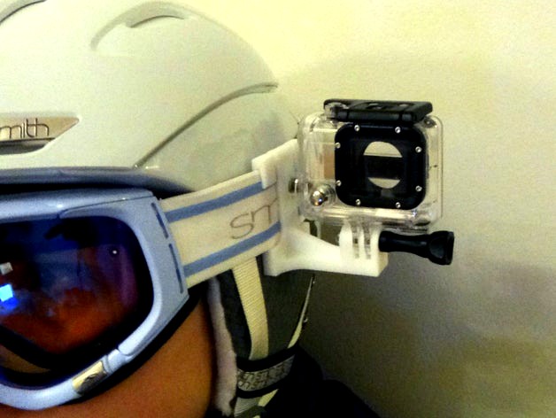 Ski goggle GOPRO holder by JLR