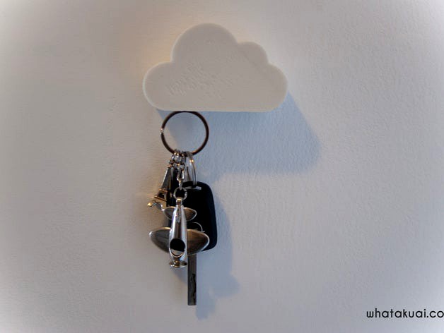 Cloud shaped Magnetic Key holder by whatakuai by Whatakuai