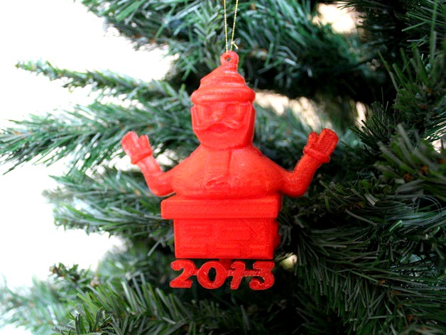 Moving Arms - Stuck in Chimney Santa  by Solstie