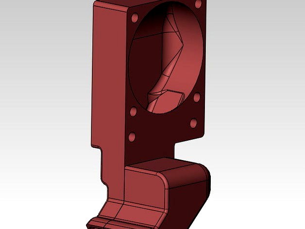 Replicator fan mount v2 by mming1106