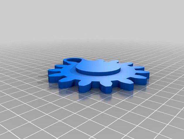 Reprap gear ornament by mic