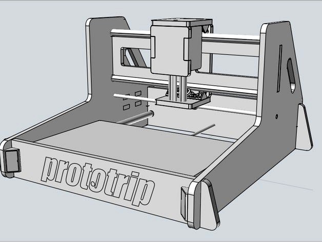 prototrip 3X CNC milling machine  by prototrip