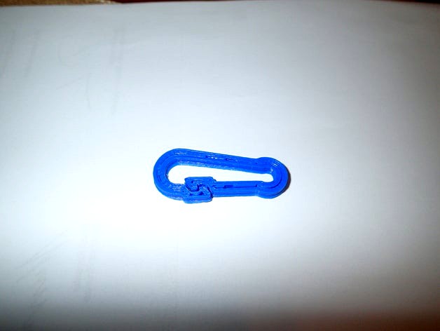 Strong carabiner (FreeCAD) by rincewind