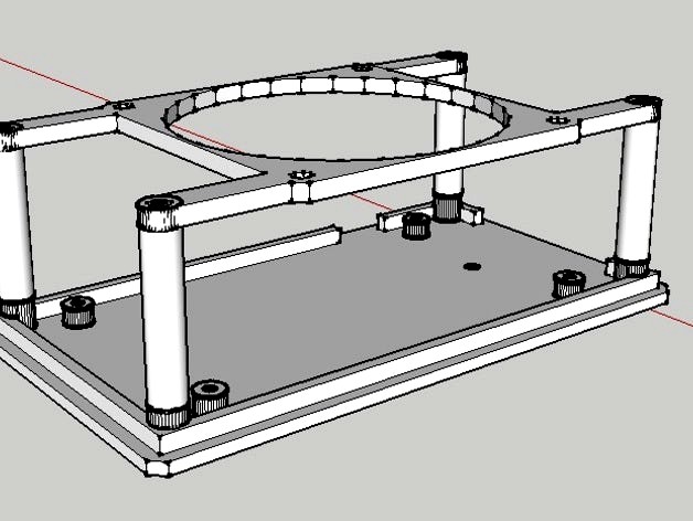 k8200 motherboard fan mount by ProtoMosh