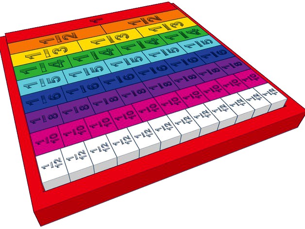 Fraction Blocks - Math Manipulative! by Mudland