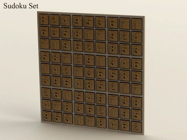 Sudoku Set by karlcrosby