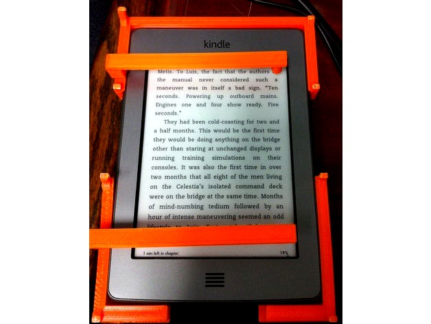 Kindle Touch frame for text-to-speech by papergeek