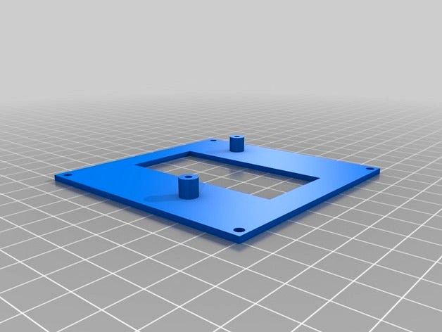 Raspberry Pi (Model B rev 2) VESA Mount (75mm) by Drathus