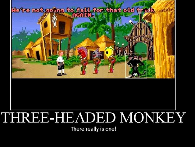 Three Headed Monkey Head by roman_hegglin