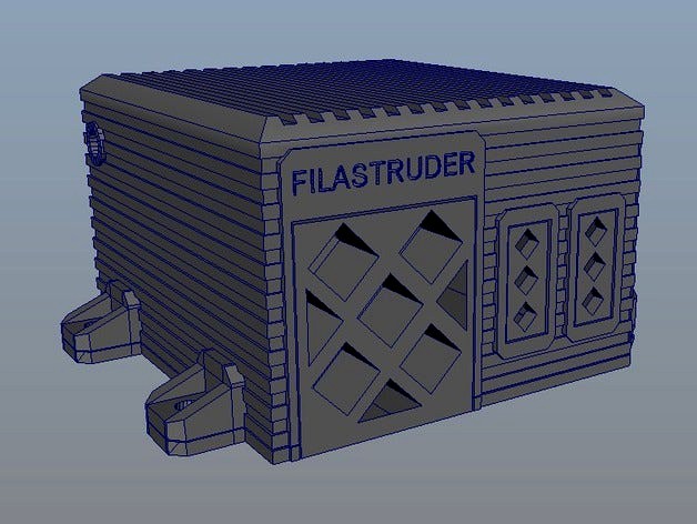 FIlastruder Electronics cover by ObfuscatedDevices