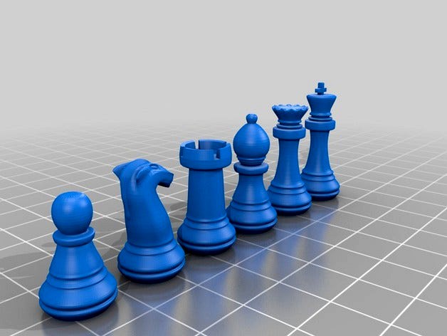 Chess Set as STL by roman_hegglin