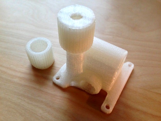 Ultimaker Minimum Printhead with threaded bowden lock by fns720