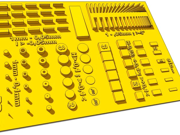 3D printer Calibration Matrix by BDan