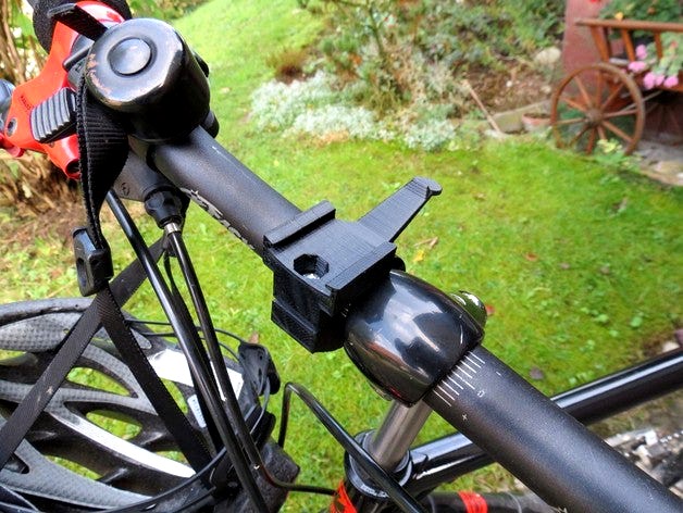 Bike handlebar mount for Garmin eTrex GPS devices by enif