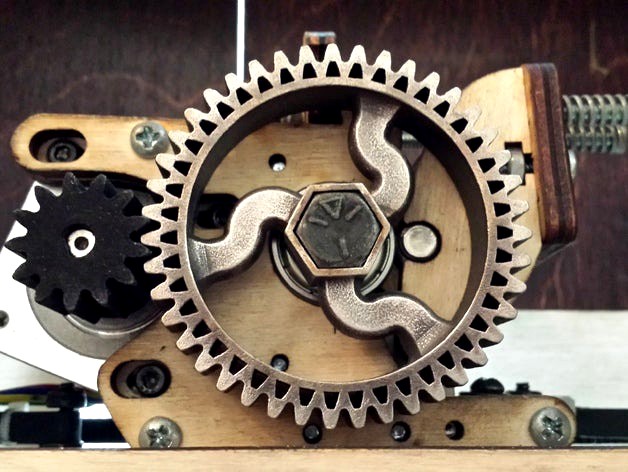 Olde Timey Spur Gear for Printrbot Extruder by ei8htohms
