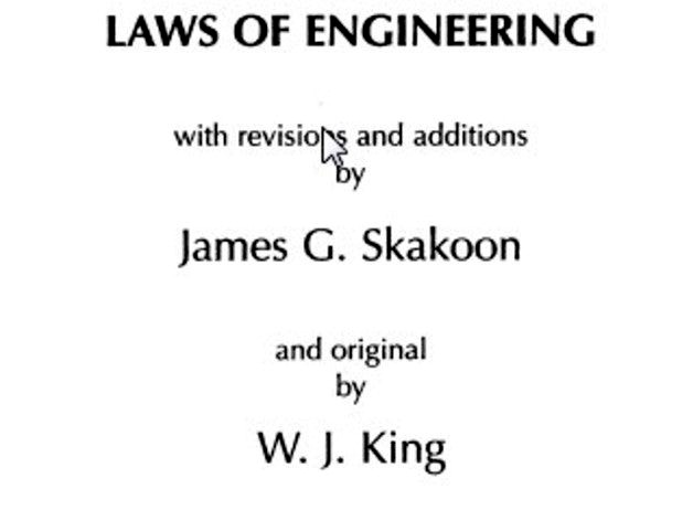 The unwritten laws of engineering by A2_mfg_eng