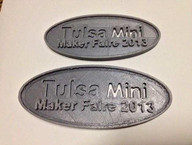 Tulsa Mini Maker Faire Emblem or * Bling, Bling * by Chris918