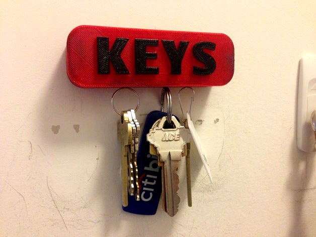 Magnetic Key Holder  by NickRBrewer