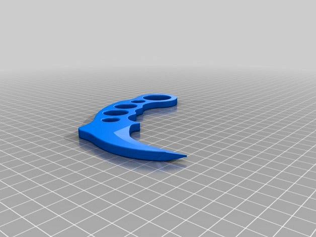 Karambit Knife for martial arts training purpose by drayson
