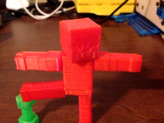 Magnetic Joint MineCraft Steve by UXO