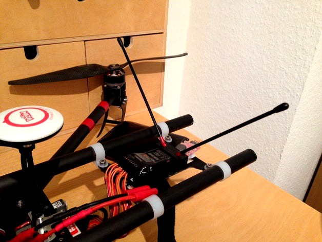 Receiver Mount Futaba R6203SB by svthomsen