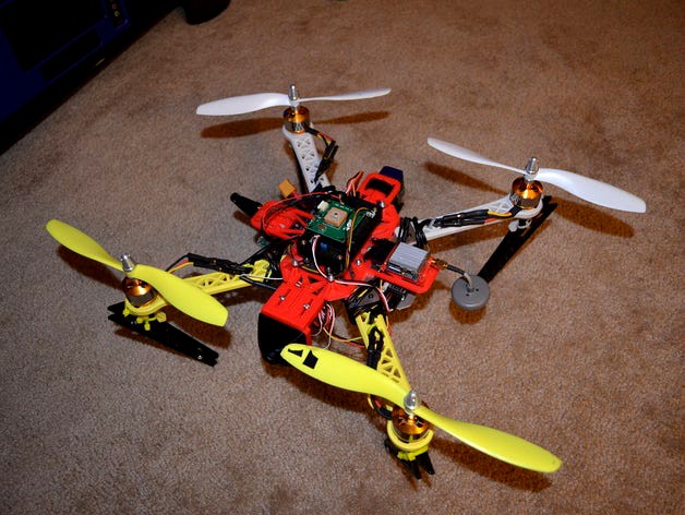 Modular Quad Copter Mounting System (APM) by gunman0