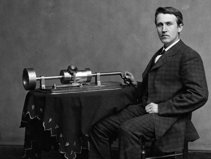 The Phonograph by edison