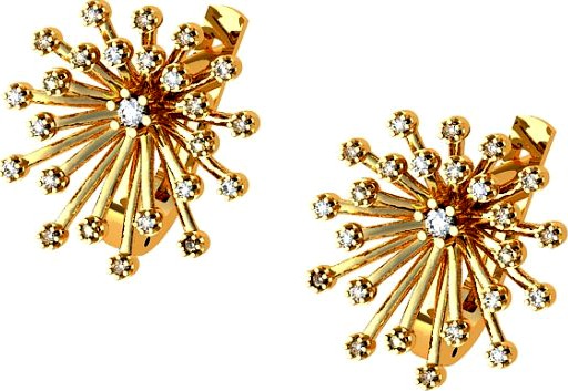 Earrings 3571 3D Model