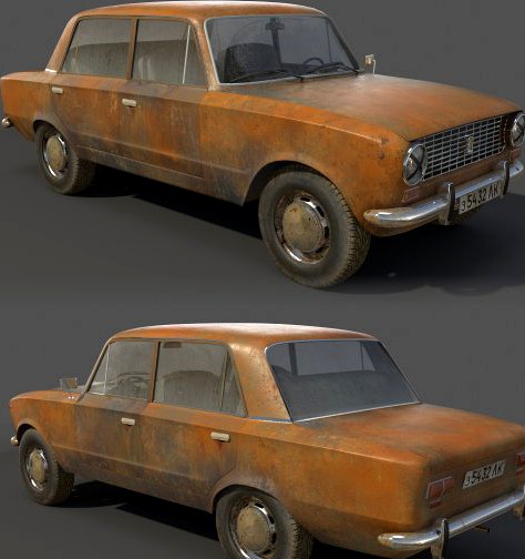 vaz 2108 lada samara 3D Model in Compact Cars 3DExport