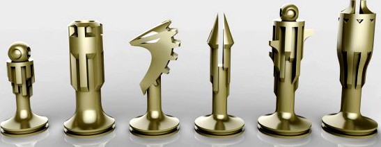 Chess set 3D Model