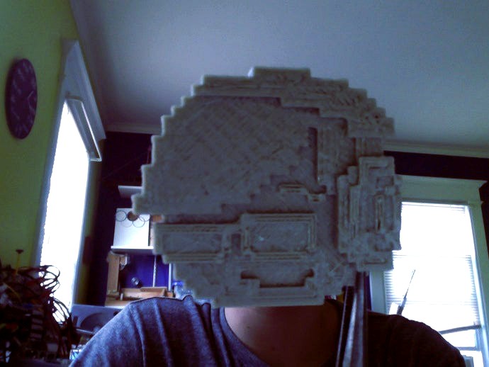 Voxelated Self-Portrait by beefinator