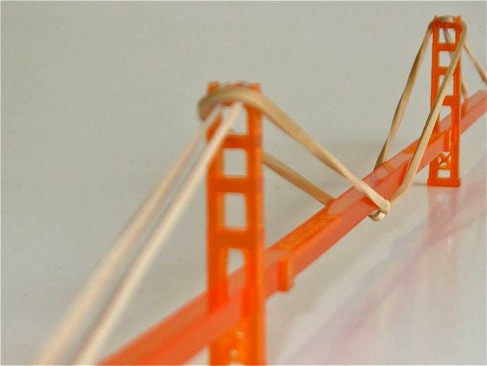 Golden Gate Bridge Laser Cut Kit by masynmachien