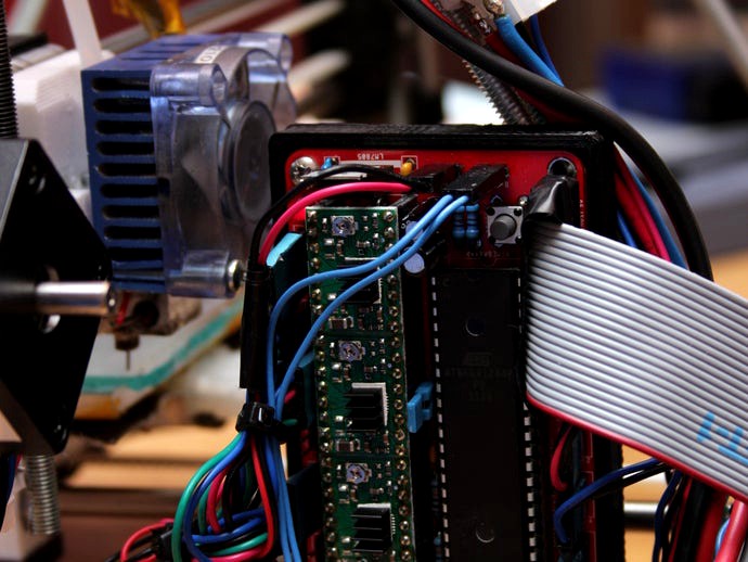 Sanguinololu eMaker Huxley Tray by smartroad