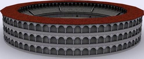 Gladiatorial arena 3D Model