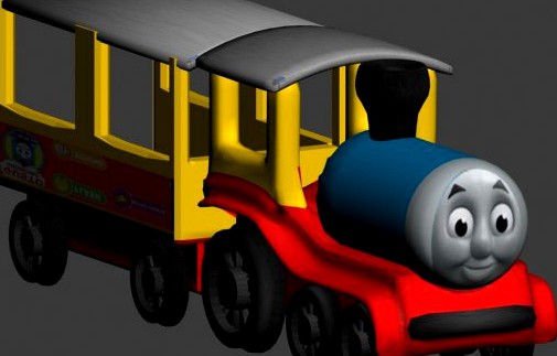 Childrens train 3D Model