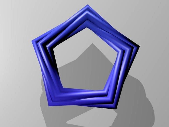 Pentagonal pendant or ring by jaredly