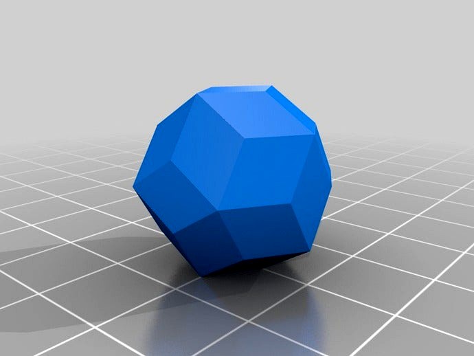 Rhombic Triacontrahedron by Amishacker
