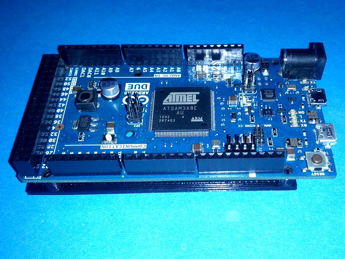 Arduino Due Mounting Plate by ctheroux