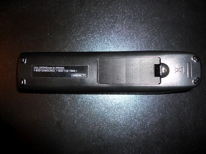 Samsung BN5901006A Remote Control Battery Cover by uumeran 3d model