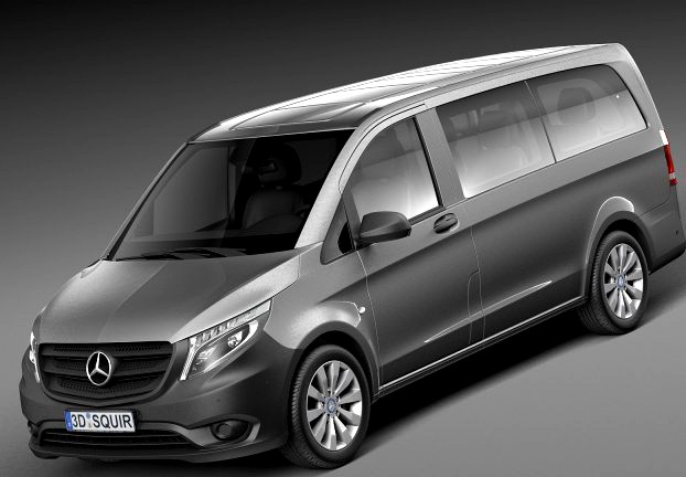 Mercedes-Benz Vito Tourer 2015 3D Model