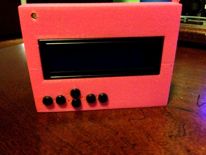 Bezel for SainSmart LCD Keypad Shield for the Arduino  by GurtDotCom