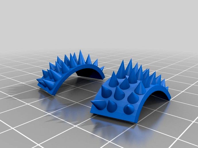 Orky Shoulder Pauldrons by Fireweasel