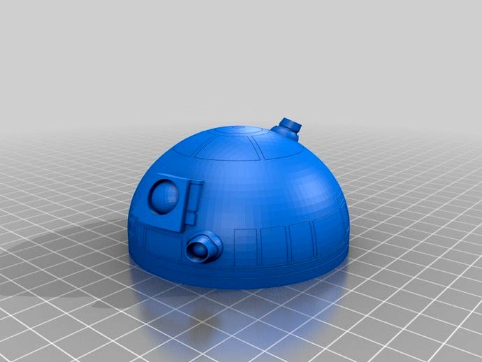 Android R2D2 head  by mango